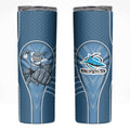 Cronulla Sutherland Sharks Rugby Mascot Skinny Tumbler Australian Rugby Culture - Tribal Inspired Sharks