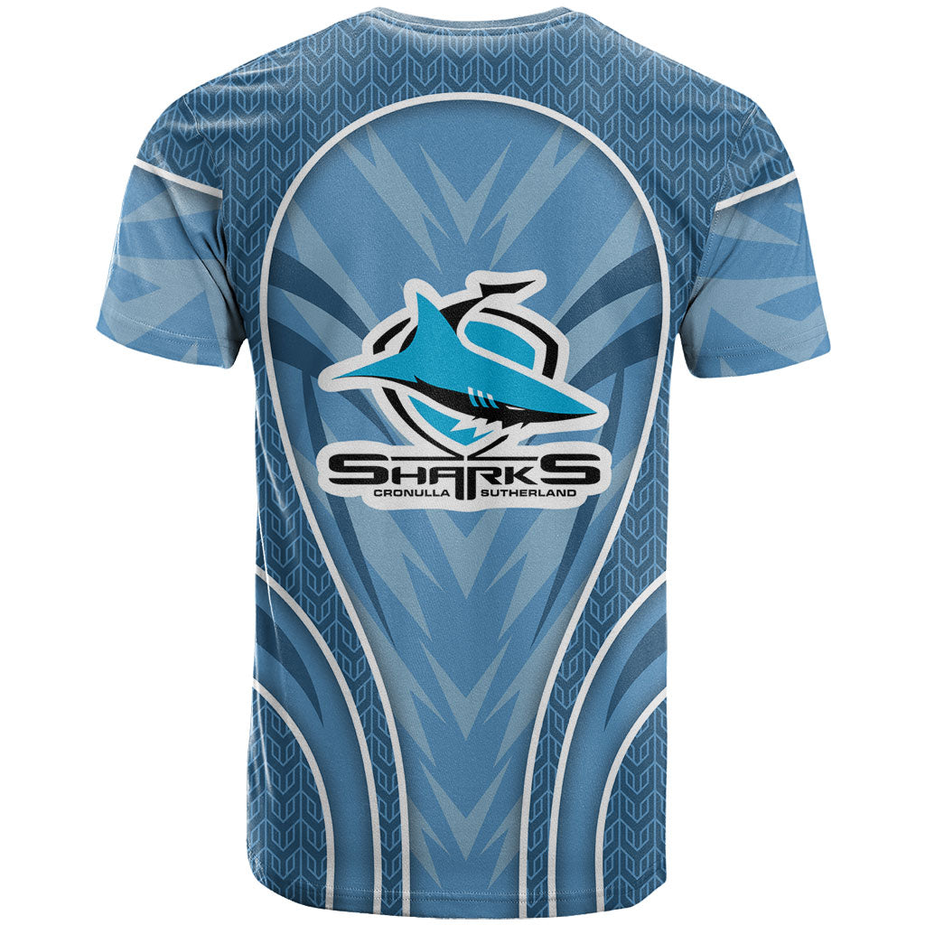 Cronulla Sutherland Sharks Rugby Mascot T Shirt Australian Rugby Culture - Tribal Inspired Sharks