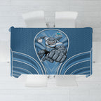 Cronulla Sutherland Sharks Rugby Mascot Tablecloth Australian Rugby Culture - Tribal Inspired Sharks