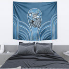Cronulla Sutherland Sharks Rugby Mascot Tapestry Australian Rugby Culture - Tribal Inspired Sharks