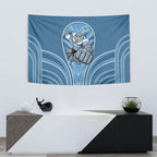 Cronulla Sutherland Sharks Rugby Mascot Tapestry Australian Rugby Culture - Tribal Inspired Sharks