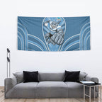Cronulla Sutherland Sharks Rugby Mascot Tapestry Australian Rugby Culture - Tribal Inspired Sharks