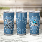 Cronulla Sutherland Sharks Rugby Mascot Tumbler Cup Australian Rugby Culture - Tribal Inspired Sharks