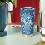 Cronulla Sutherland Sharks Rugby Mascot Tumbler Cup Australian Rugby Culture - Tribal Inspired Sharks