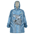 Cronulla Sutherland Sharks Rugby Mascot Wearable Blanket Hoodie Australian Rugby Culture - Tribal Inspired Sharks