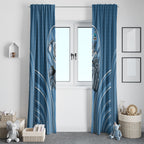Cronulla Sutherland Sharks Rugby Mascot Window Curtain Australian Rugby Culture - Tribal Inspired Sharks