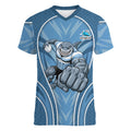 Cronulla Sutherland Sharks Rugby Mascot Women V-Neck T-Shirt Australian Rugby Culture - Tribal Inspired Sharks