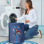 Newcastle Knights Rugby Mascot Laundry Basket Australian Rugby Culture - Tribal Inspired Knight Warrior