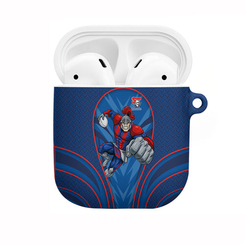 Newcastle Knights Rugby Mascot AirPods Case Australian Rugby Culture - Tribal Inspired Knight Warrior