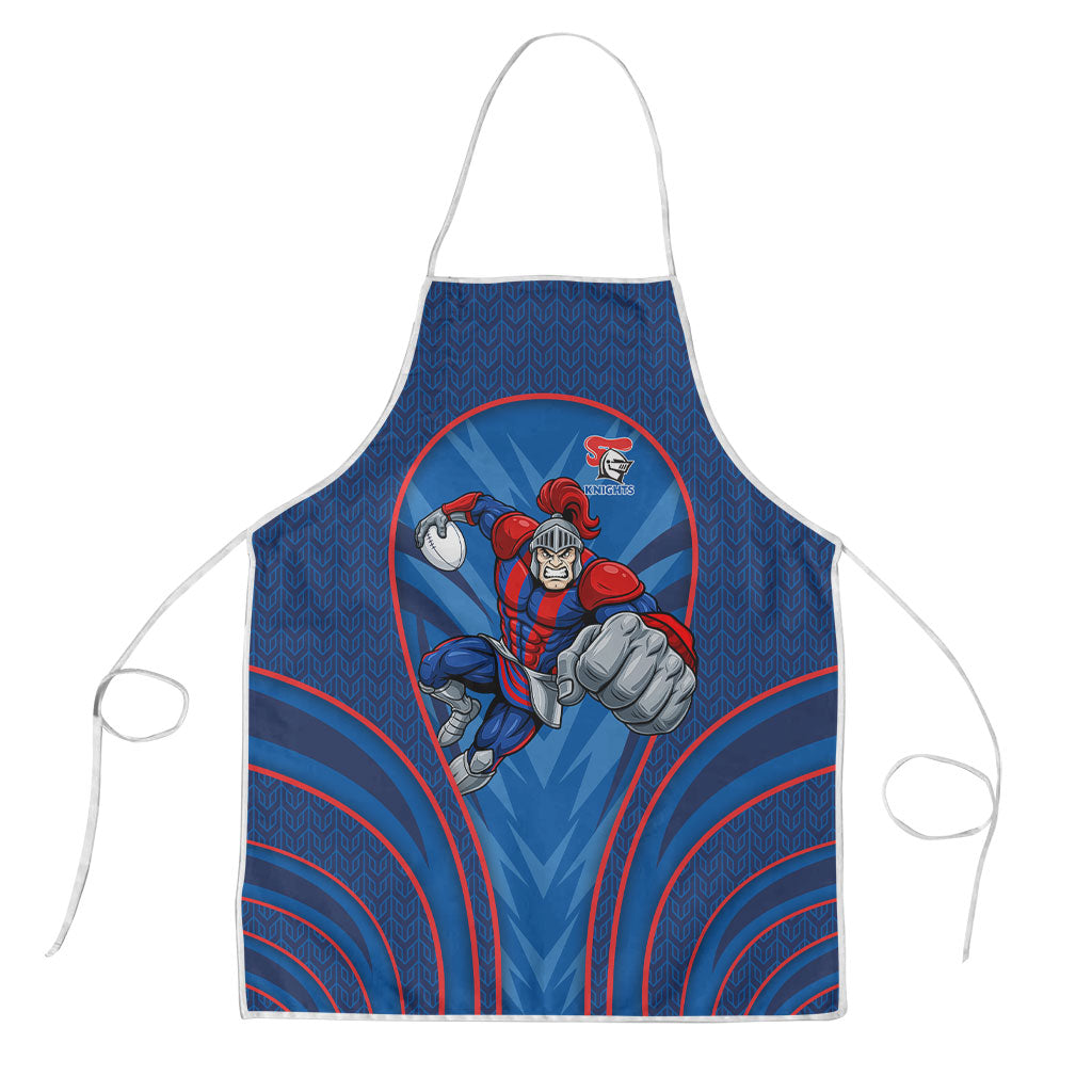 Newcastle Knights Rugby Mascot Apron Australian Rugby Culture - Tribal Inspired Knight Warrior