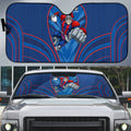 Newcastle Knights Rugby Mascot Auto Sun Shade Australian Rugby Culture - Tribal Inspired Knight Warrior