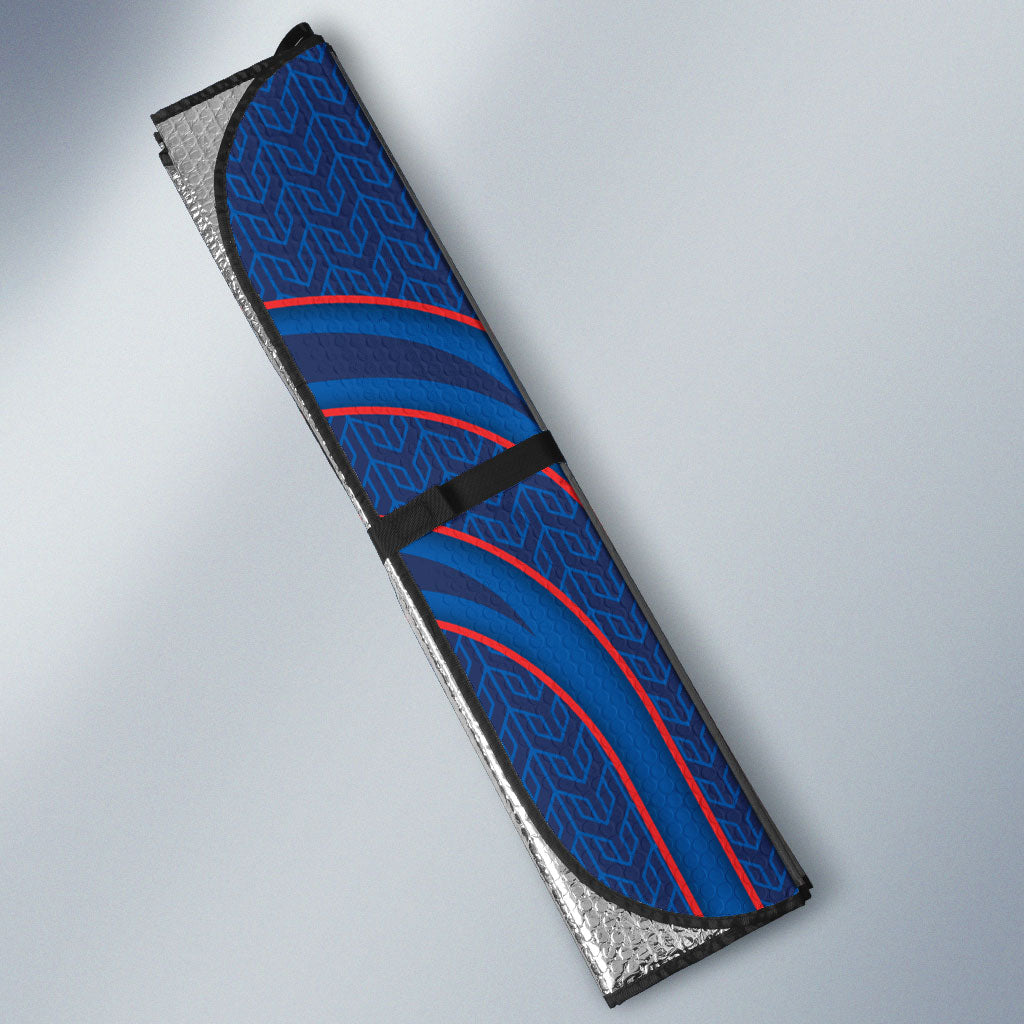 Newcastle Knights Rugby Mascot Auto Sun Shade Australian Rugby Culture - Tribal Inspired Knight Warrior