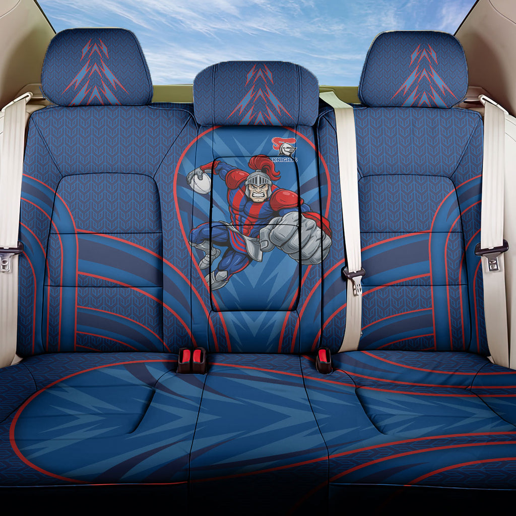 Newcastle Knights Rugby Mascot Back Car Seat Cover Australian Rugby Culture - Tribal Inspired Knight Warrior