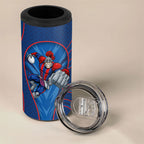 Newcastle Knights Rugby Mascot 4 in 1 Can Cooler Tumbler Australian Rugby Culture - Tribal Inspired Knight Warrior