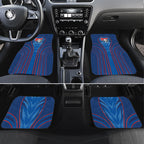 Newcastle Knights Rugby Mascot Car Mats Australian Rugby Culture - Tribal Inspired Knight Warrior