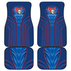 Newcastle Knights Rugby Mascot Car Mats Australian Rugby Culture - Tribal Inspired Knight Warrior