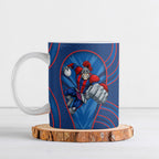 Newcastle Knights Rugby Mascot Ceramic Mug Australian Rugby Culture - Tribal Inspired Knight Warrior