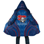 Newcastle Knights Rugby Mascot Cloak Australian Rugby Culture - Tribal Inspired Knight Warrior