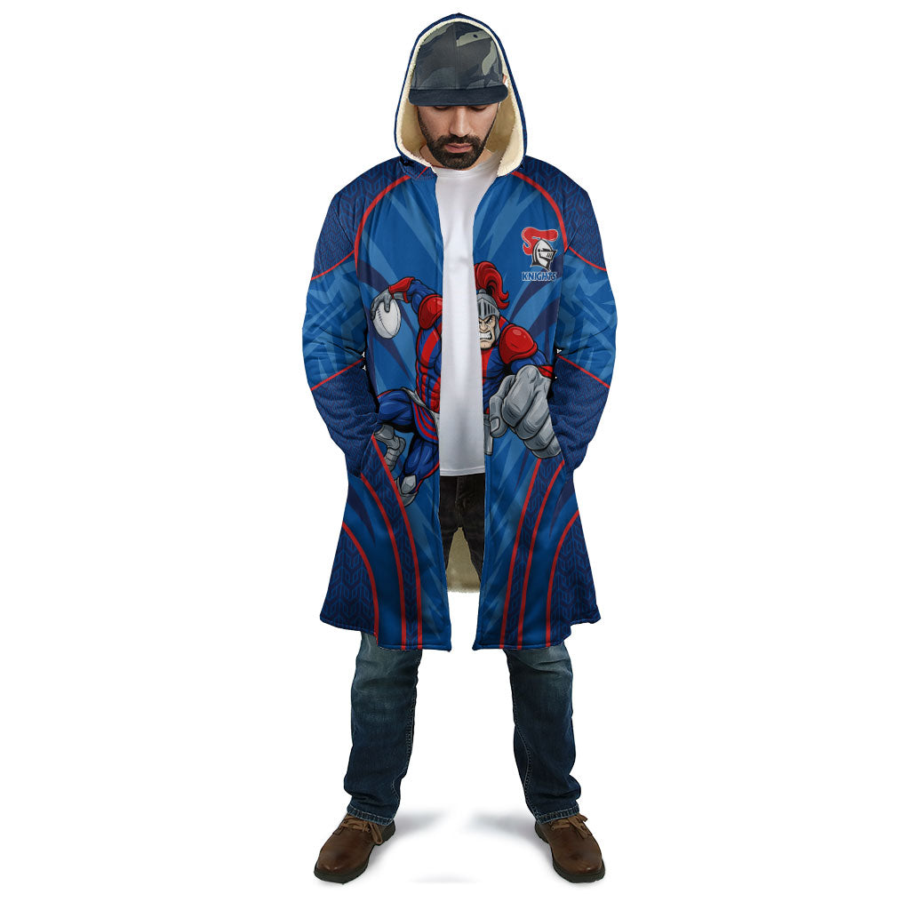 Newcastle Knights Rugby Mascot Cloak Australian Rugby Culture - Tribal Inspired Knight Warrior