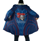 Newcastle Knights Rugby Mascot Cloak Australian Rugby Culture - Tribal Inspired Knight Warrior