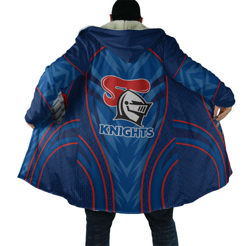 Newcastle Knights Rugby Mascot Cloak Australian Rugby Culture - Tribal Inspired Knight Warrior