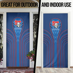 Newcastle Knights Rugby Mascot Door Cover Australian Rugby Culture - Tribal Inspired Knight Warrior