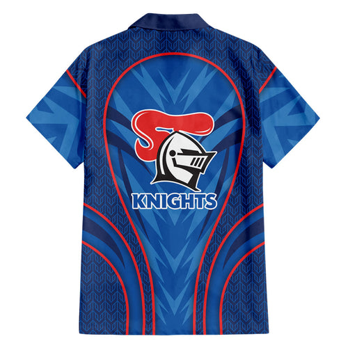 Newcastle Knights Rugby Mascot Family Matching Mermaid Dress and Hawaiian Shirt Australian Rugby Culture - Tribal Inspired Knight Warrior