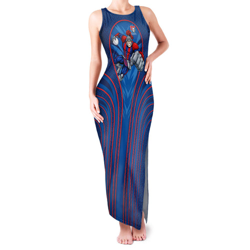 Newcastle Knights Rugby Mascot Family Matching Tank Maxi Dress and Hawaiian Shirt Australian Rugby Culture - Tribal Inspired Knight Warrior