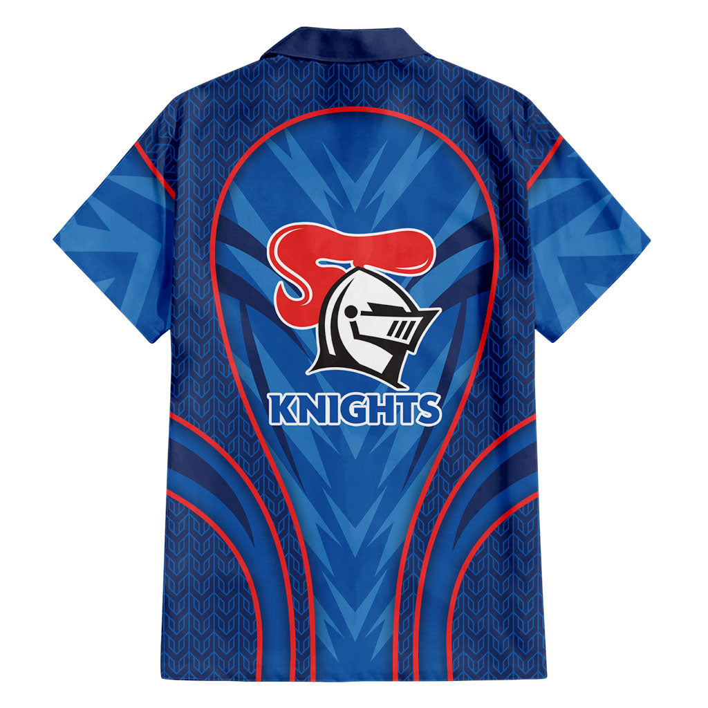 Newcastle Knights Rugby Mascot Hawaiian Shirt Australian Rugby Culture - Tribal Inspired Knight Warrior