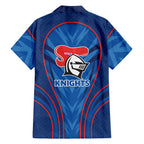 Newcastle Knights Rugby Mascot Hawaiian Shirt Australian Rugby Culture - Tribal Inspired Knight Warrior