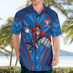 Newcastle Knights Rugby Mascot Hawaiian Shirt Australian Rugby Culture - Tribal Inspired Knight Warrior