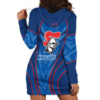 Newcastle Knights Rugby Mascot Hoodie Dress Australian Rugby Culture - Tribal Inspired Knight Warrior
