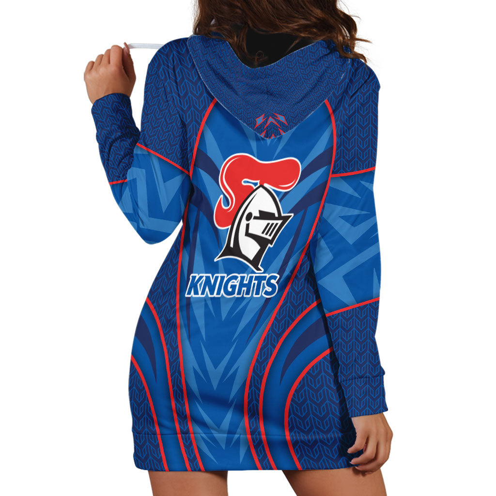 Newcastle Knights Rugby Mascot Hoodie Dress Australian Rugby Culture - Tribal Inspired Knight Warrior