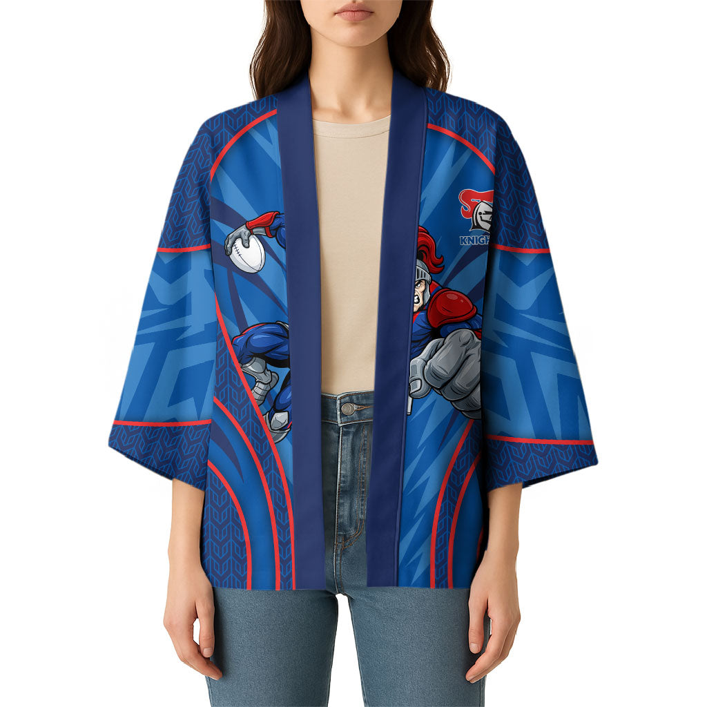 Newcastle Knights Rugby Mascot Kimono Australian Rugby Culture - Tribal Inspired Knight Warrior