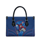 Newcastle Knights Rugby Mascot Leather Bag Australian Rugby Culture - Tribal Inspired Knight Warrior