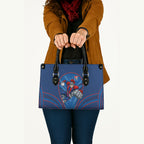 Newcastle Knights Rugby Mascot Leather Bag Australian Rugby Culture - Tribal Inspired Knight Warrior