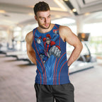 Newcastle Knights Rugby Mascot Men Tank Top Australian Rugby Culture - Tribal Inspired Knight Warrior