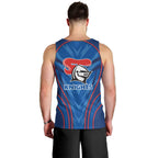 Newcastle Knights Rugby Mascot Men Tank Top Australian Rugby Culture - Tribal Inspired Knight Warrior