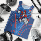 Newcastle Knights Rugby Mascot Men Tank Top Australian Rugby Culture - Tribal Inspired Knight Warrior