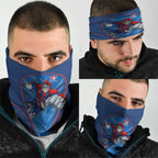 Newcastle Knights Rugby Mascot Neck Gaiter Australian Rugby Culture - Tribal Inspired Knight Warrior