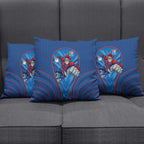 Newcastle Knights Rugby Mascot Pillow Cover Australian Rugby Culture - Tribal Inspired Knight Warrior