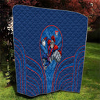 Newcastle Knights Rugby Mascot Quilt Australian Rugby Culture - Tribal Inspired Knight Warrior