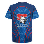 Newcastle Knights Rugby Mascot Rugby Jersey Australian Rugby Culture - Tribal Inspired Knight Warrior