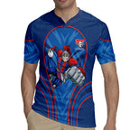 Newcastle Knights Rugby Mascot Rugby Jersey Australian Rugby Culture - Tribal Inspired Knight Warrior