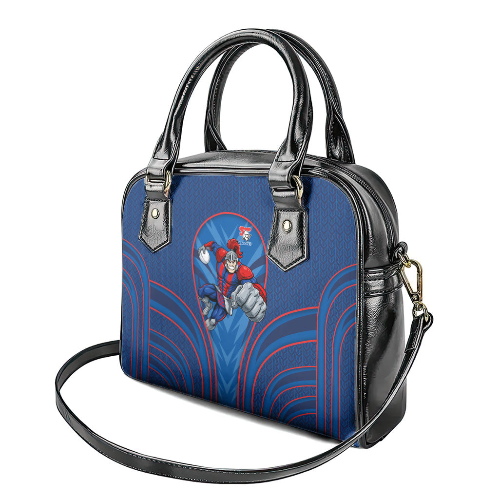 Newcastle Knights Rugby Mascot Shoulder Handbag Australian Rugby Culture - Tribal Inspired Knight Warrior