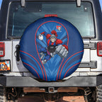 Newcastle Knights Rugby Mascot Spare Tire Cover Australian Rugby Culture - Tribal Inspired Knight Warrior