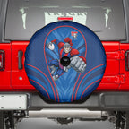 Newcastle Knights Rugby Mascot Spare Tire Cover Australian Rugby Culture - Tribal Inspired Knight Warrior