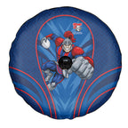 Newcastle Knights Rugby Mascot Spare Tire Cover Australian Rugby Culture - Tribal Inspired Knight Warrior