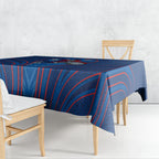 Newcastle Knights Rugby Mascot Tablecloth Australian Rugby Culture - Tribal Inspired Knight Warrior