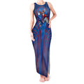 Newcastle Knights Rugby Mascot Tank Maxi Dress Australian Rugby Culture - Tribal Inspired Knight Warrior